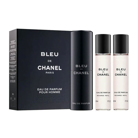 Chanel Bleu EDP Rechargeable Spray (3 X 20 ml)