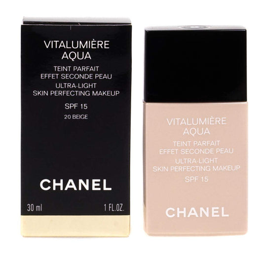 Chanel Vitalumiere Aqua Ultra-Light Skin Perfecting Makeup SPF 15 (Shade 20 - Beige)