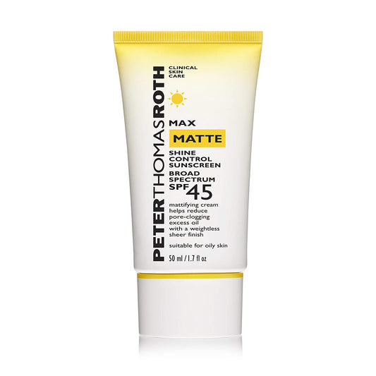 Peter Thomas Roth Max Matte Shine Control Sunscreen Broad Spectrum SPF 45, 50 ml / 1.7 oz