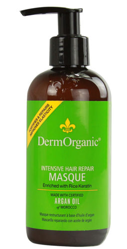 Derm Organic Masque Intensive Hair Repair Masque 70% Organic 8.5oz